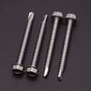 #14 x 3 (25 Pack) Hex Washer Head Self Drilling
