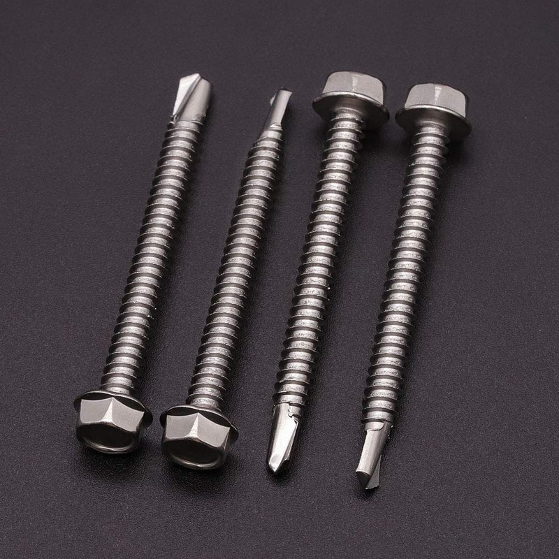 #14 x 3 (25 Pack) Hex Washer Head Self Drilling