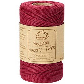 100m - Everlasto Solid 'Beautiful Bakers Twine' (2mm approx) (Burgundy)