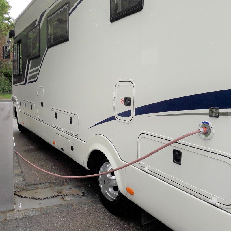 Water Tank Cap with Connection for Gardena Systems for Motorhomes,