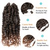 Short Passion Twist Hair Pretwisted Passion Twist Crochet Hair Deep