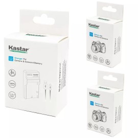 Kastar EN-EL19 Battery & USB Charger for Nikon Coolpix S3700 S4100 S4150 S4200 S4300 - 1 USB Charger + 2 Batteries