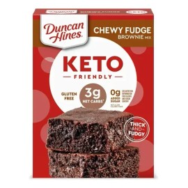 Duncan Hines Keto & Gluten Free Chewy Fudge Brownie Mix 10oz