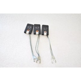 NATIONAL SA45 CARBON BRUSH FOR ELECTRIC MOTOR, SINGLE WIRE MOUNT (LOT OF 3)