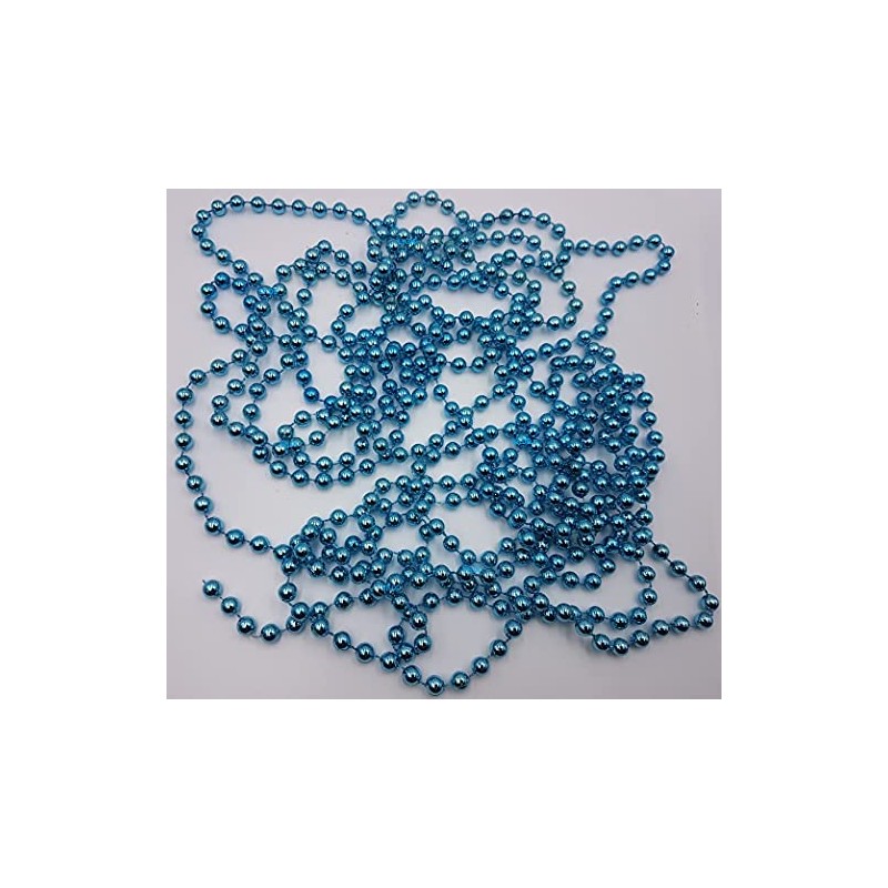 9ft Turquoise Bead Chain Garland - Turquoise Beads - Christmas