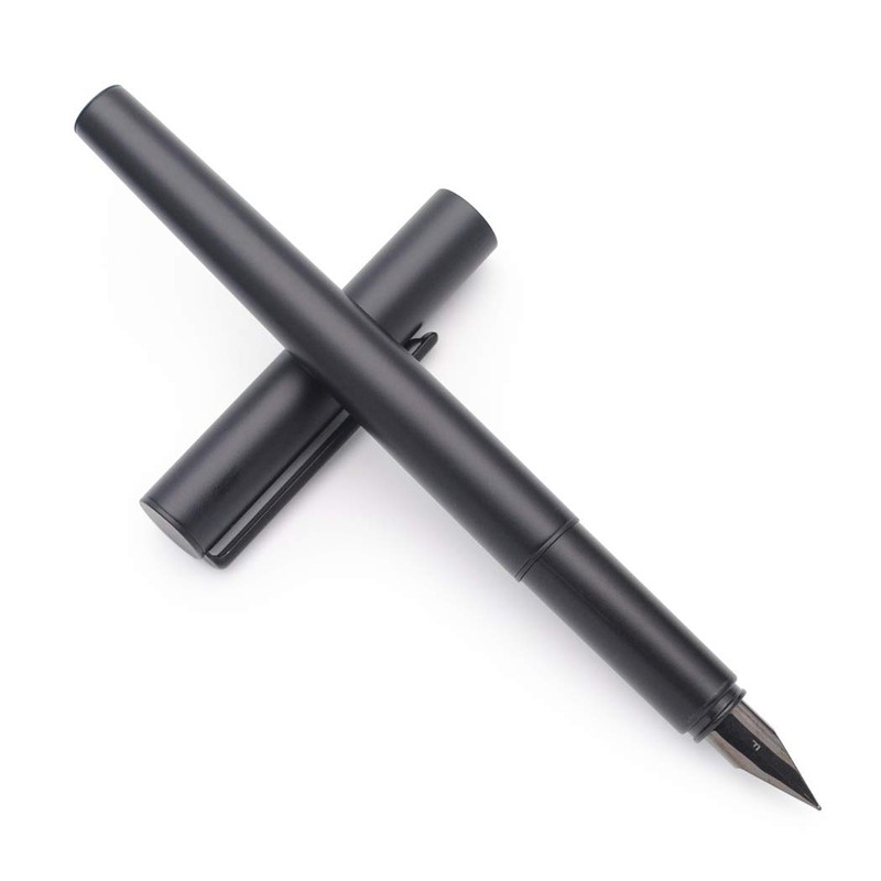 JINHAO 35 Fountain Pen Metal Ink Pen (Black, Fine Nib)