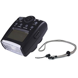 Compact LCD Mult-Function Flash (TTL, M, Multi) - Includes Multi-Interface & NEX Adapters for Sony Alpha DSLR-A300