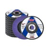 SALI 10 Pack Ceramic Flap Disc 40 Grit 4.5" X