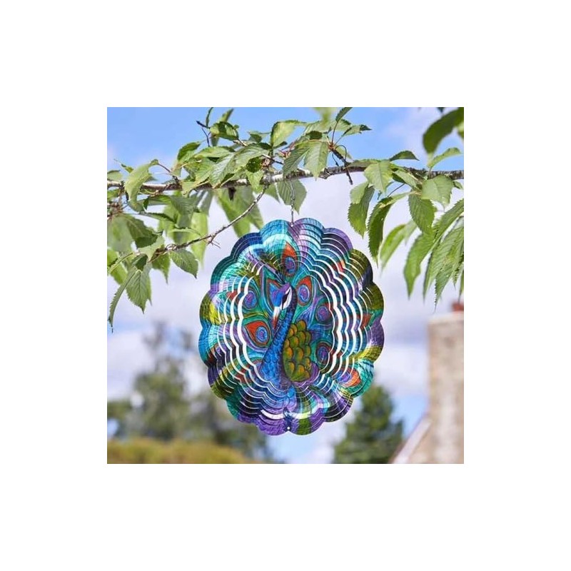 12" Peacock Spinner