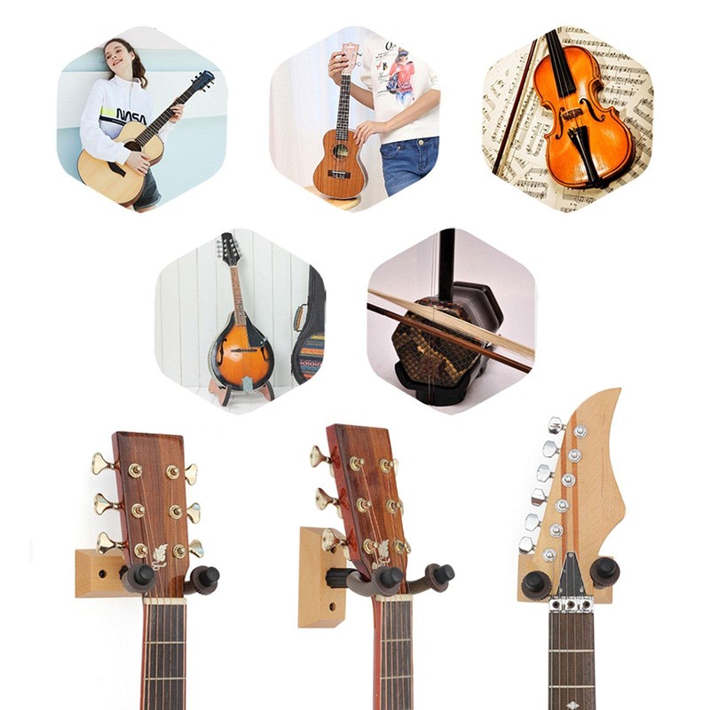 Ukulele Wall Hanger Bracket, Wall Hanger for Ukulele Guitar Wall