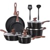 Kitchen Academy Induction Pots and Pans Set Non Stick -