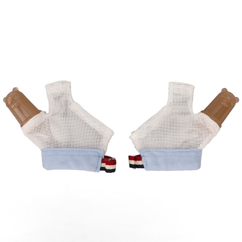 1 Pair Thumb Sucking Stop Glove Soft Adjustable with Buckle