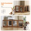 HOOBRO Indoor Dog Gate with Support Feet, 24 Inch 4