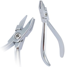 MuskalMed Premium Quality Dental Aderer Plier L-Key 3 Prong Dental Wire Bending Pliers,Triple Beak Orthodontic Pliers Archwire Bending Forming and Contouring Premium Grade Stainless Steel Instrument