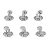 6 Pcs String Tuning Pegs 3L3R High Strength Metal Machine
