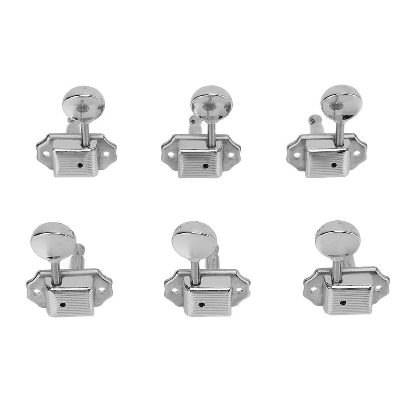 6 Pcs String Tuning Pegs 3L3R High Strength Metal Machine