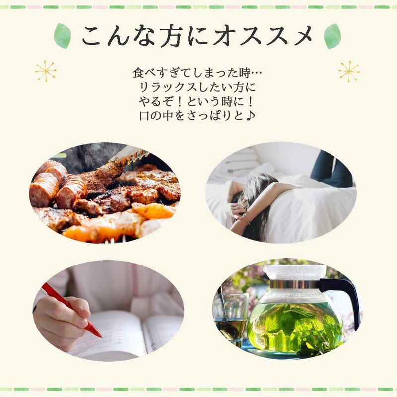 Peppermint Tea 1.5g x 15 Tea Bags Menthol Refreshing Delicious