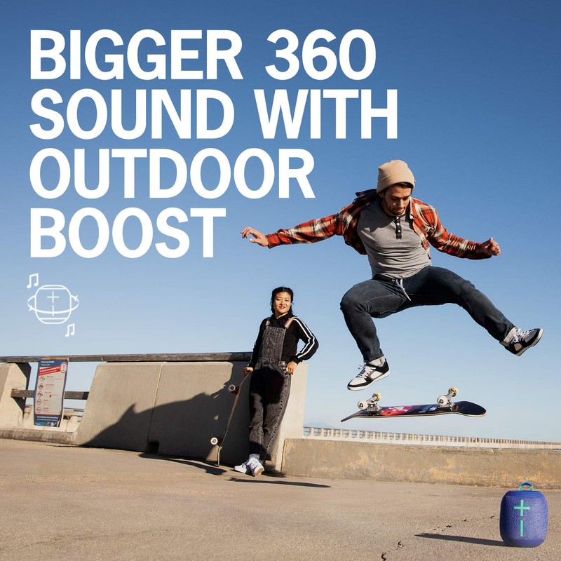 Ultimate Ears Ultimate Ears Wonderboom 2, Portable Wireless Bluetooth Speaker,