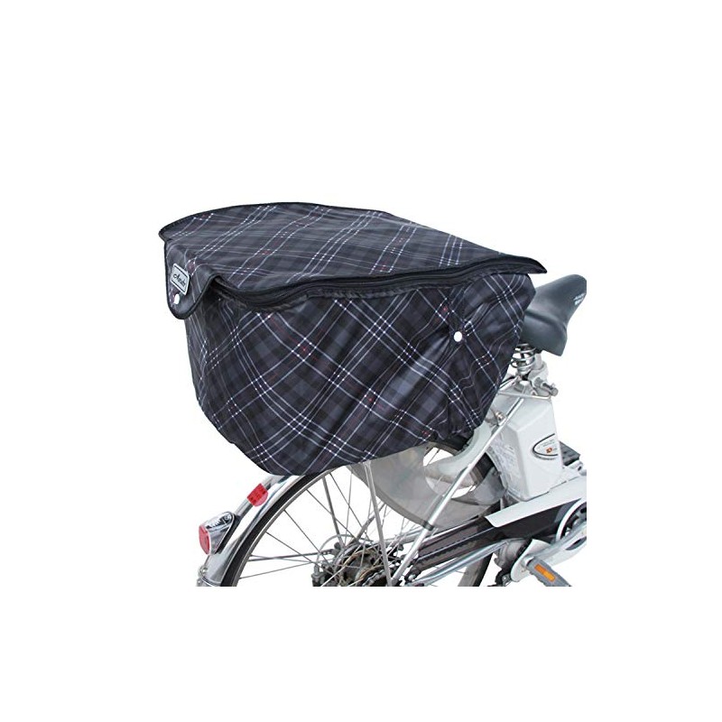 MARUTO D-2RCH2850 Thick 2-Tier Checked Basket Cover, Check Blue, blue