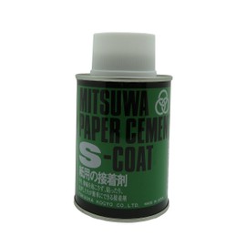 Mitsuwa Paper Cement Small Coat Round Cans 250ml