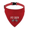 Pit Crew Dog Bandana with Adjust Buckle, Checkered Flags Race