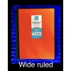 pen+gear composition book 80 Sheets Durable POLY Cover, WIDE RULED,