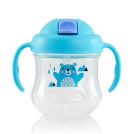 Pigeon MagMag Straw Cup Blue Bear 200mL