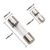 Sunxeke 120Pcs 9 Values 125V Fast Blow Glass Fuses Assortment
