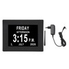 Digital Day Clock 7 Inch Auto Dimmable Clock with Unabbreviated