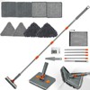 Feeloco Base Board Cleaner Tool,Wall Cleaning Mop with 360° Rotation,