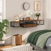 HavenlyYouth 55" Floating TV Stand, Modern Entertainment Center, Wall-Mounted Media