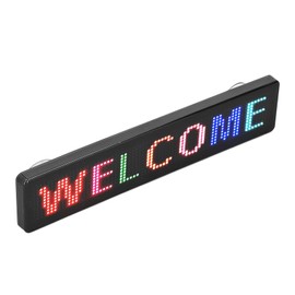 Color LED Sign APP Control USB Powered Display Screen Bright Patterns DIY Text Car Rear Window Wall Decoration