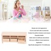 Miniature TV Cabinet Simulation Drawers Design Decorative Wooden Furniture Model