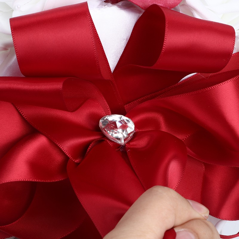 Artificial Wedding Bouquet Simulation Bridal Holding Flower Decoration Wedding SuppliesWine