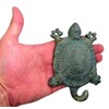Wowser Cast Iron Turtle Wall Hook Set, Nautical Home Decor,