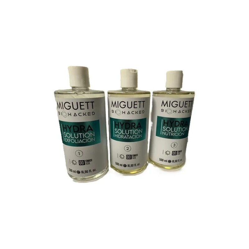 Tónico Facial 3 Hydra Solution Nutrición Miguett
