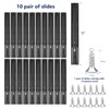 Ravinte 12 Inch Soft Close Drawer Slides 10 Pairs 20