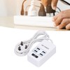 USB Socket Outlet Smart Fast Charging Multifunctional Portable White Small