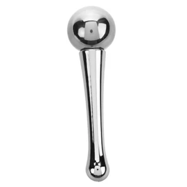 WOONEKY Cold Face Roller Stainless Steel Ice Massage Globes for Skin Care Ergonomic Design for Facial Treatments Reusable Cooling Tool for Relaxation and Refreshing