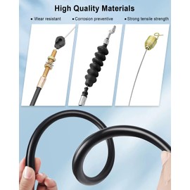 Vaticas Gobernador y Acelerador Cable de Acelerador Reemplaza 102595101 102336001 para Kawasaki FE290/FE350 OHV Club Car DS Golf Cart 2011-2015