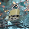 Guliffen Outdoor Combination Lock, Heavy Duty Weatherproof Combination Padlock, 4