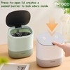 MCOCO Mini Trash Can with Pop Up Lid Portable mini