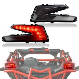SAUTVS LED Taillights Assembly for Can Am X3, Rear Tail Lights Brake Stop Lights Tail Lamps for Can-Am Maverick X3 XDS XRS Max Turbo R 2017-2025 Accessories (2PCS, #710004744)