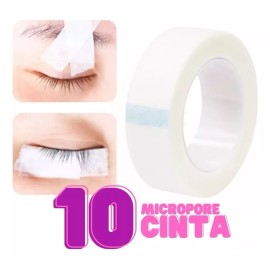 Iconsign 10 Cintas Micropore Extensiones De Pestañas 1x1 Sin Pelusa