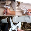 KISPATAI Multifunctional Adjustable Spanner Wrench,6-68mm Opening Wide Jaw Spanners,with Short