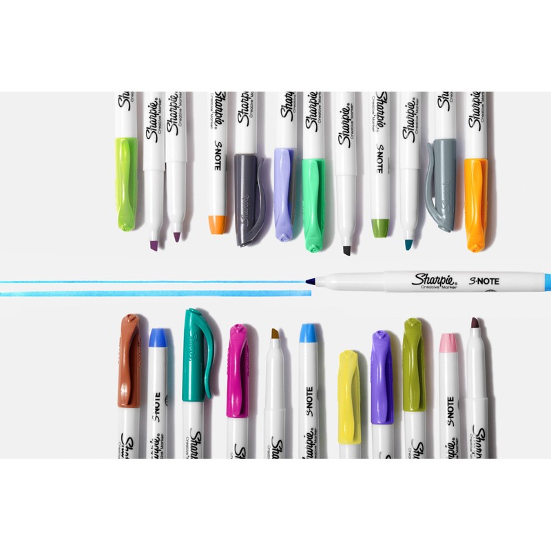 Sharpie S-Note Creative Art Markers Highlighters | For Colouring, Drawing,