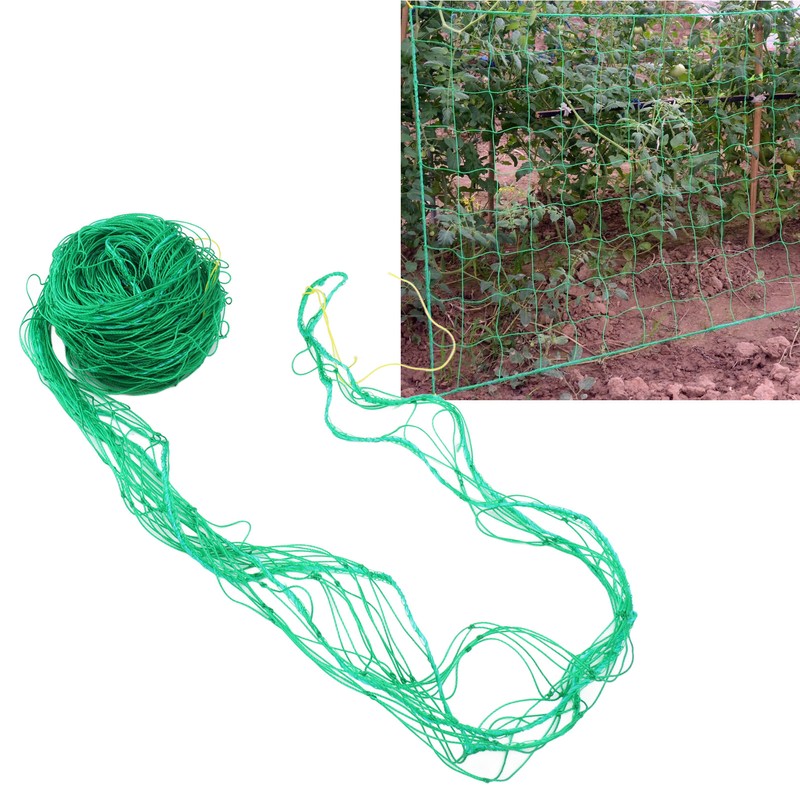 Garden Plant Trellis Netting Green Trellis Netting Polypropylene Plant Support