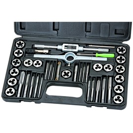 Carbon Steel Metric Tap and Die Set 40 Pc from TNM