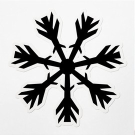 Decal Stickers of Snow Crystal 27 Premium Indoor (No Waterproof) Vinyl Decal Stickers for Laptop Phone Accessory Helmet Car Window Mug Tuber Cup Door Wall Decoration NVCVER3g84641BL