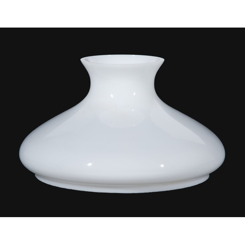 B&P Lamp® 10" Fitter Opal White Glass Tam-O-Shanter Style Student